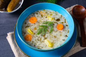 Polish Dill pickle soup