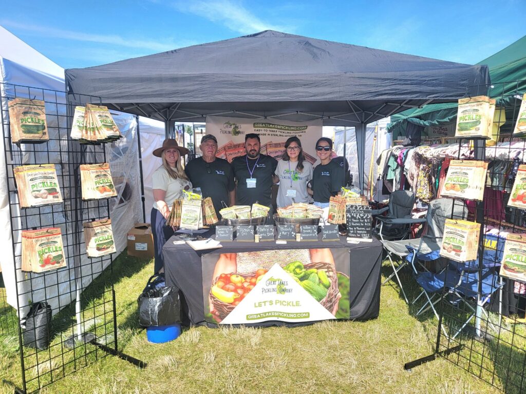 Great Lakes Pickling Company team at Blake's Lavender Festival